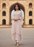 CORALISSE GEORGETTE CHIKANKARI ANARKALI SET