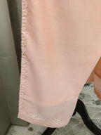 DUCHESS PINK MUL CHANDERI CHIKANKARI CO-ORD SET