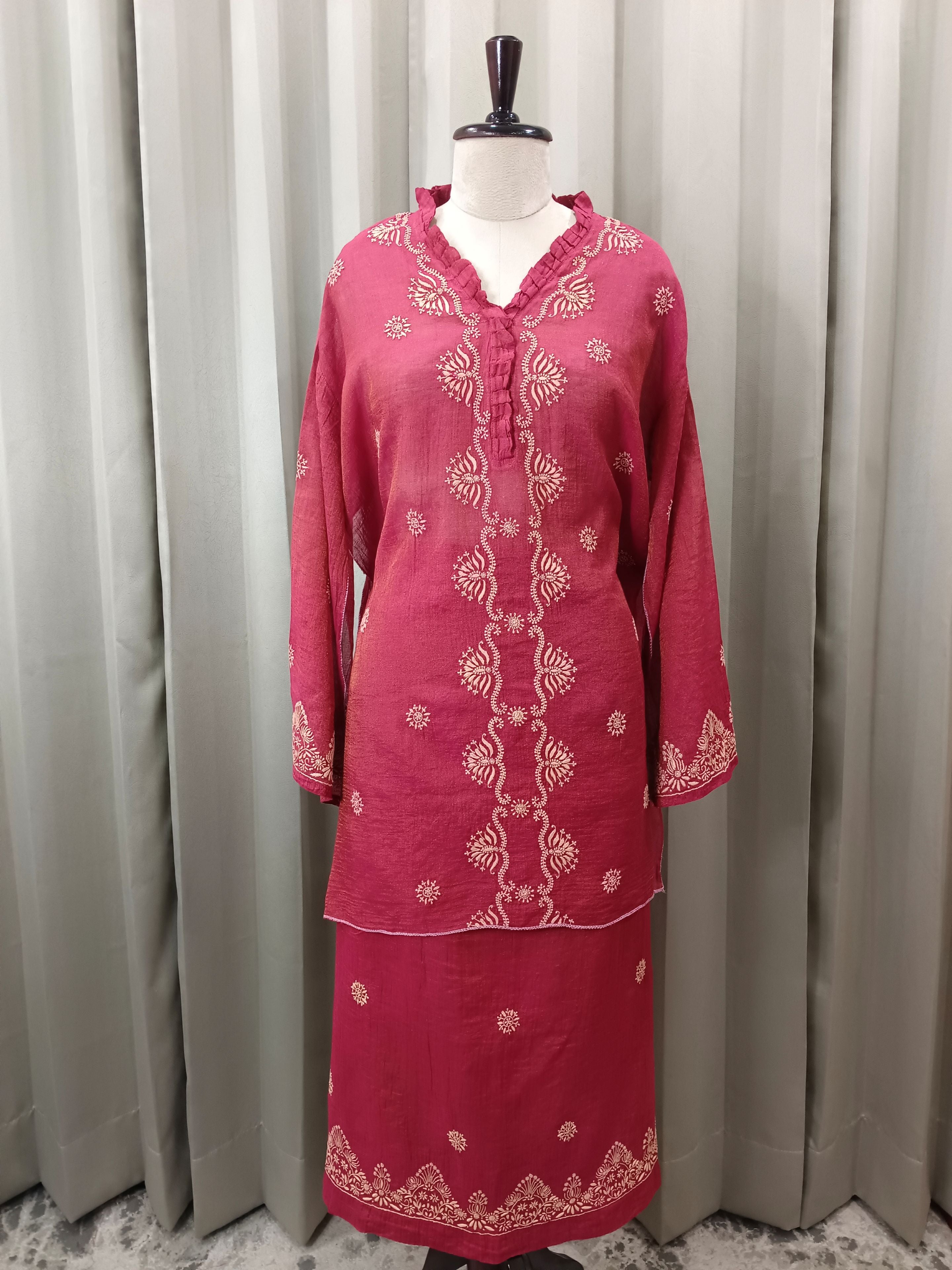 ROSARIA TISSSUE CHIKANKARI CO-ORD SET
