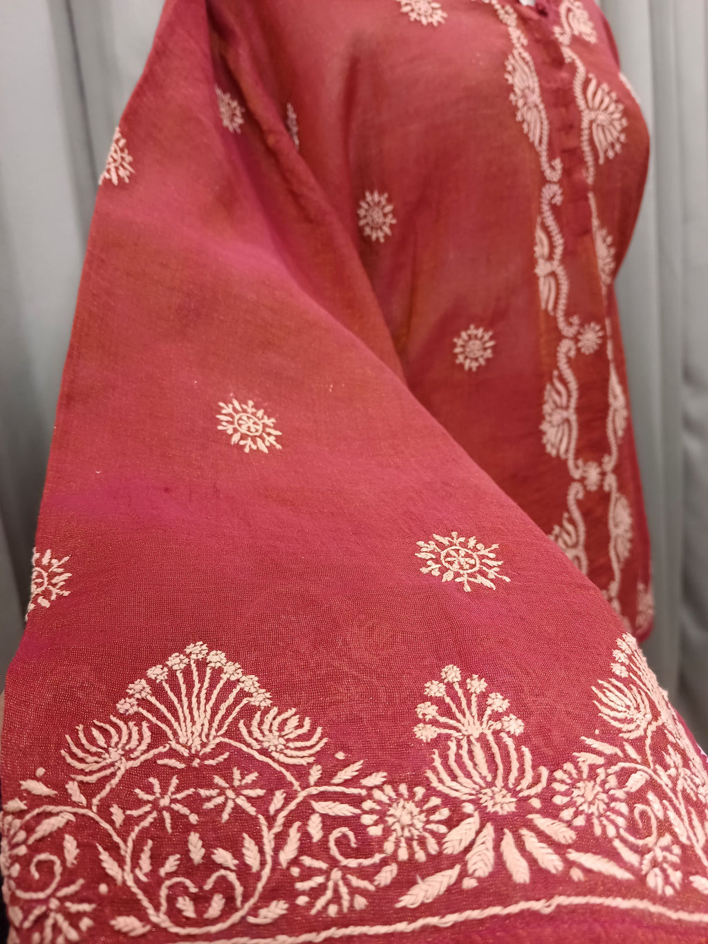 ROSARIA TISSSUE CHIKANKARI CO-ORD SET