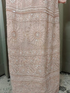 CORALISSE GEORGETTE CHIKANKARI ANARKALI SET